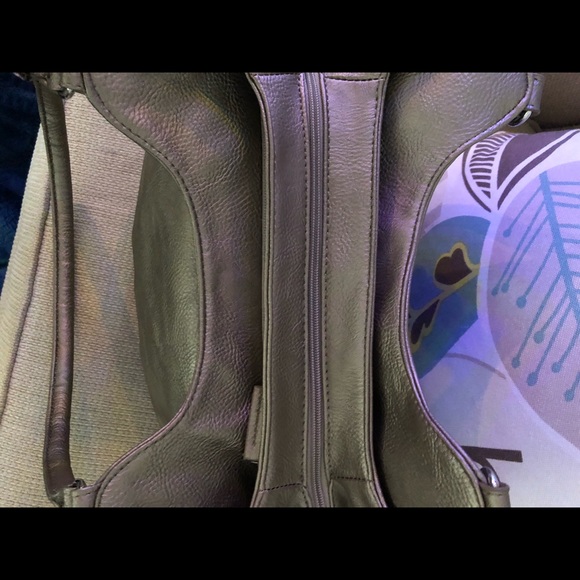 Reflection gold leather handbag - Picture 4 of 5